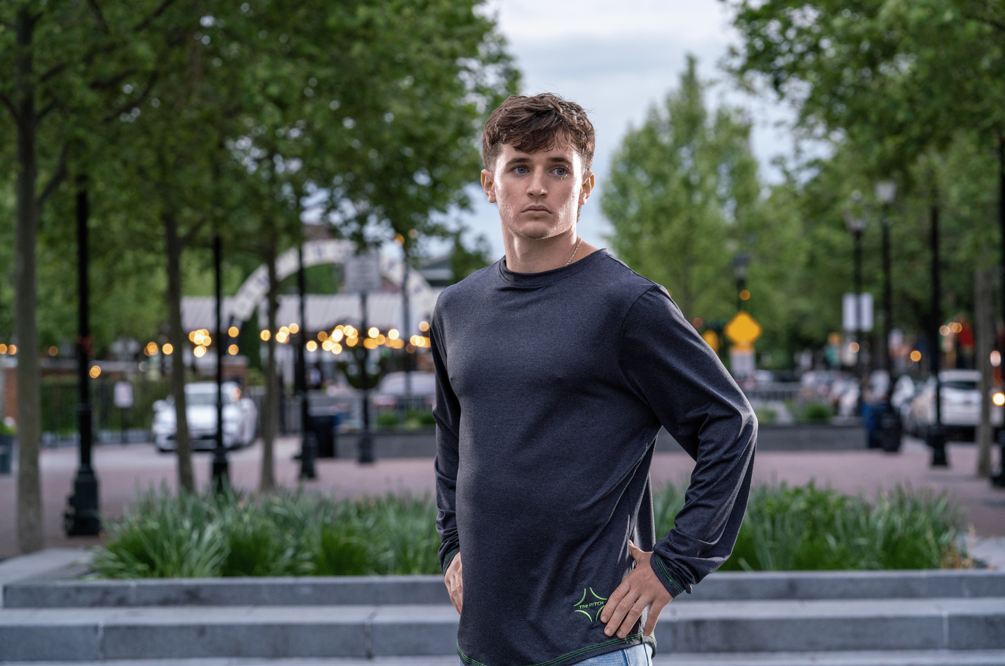 RABONA Long Sleeve Crew Neck Shirt